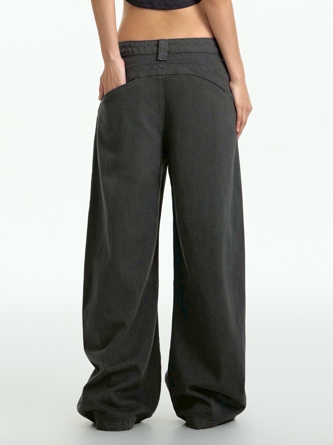 【TGNS】Washed Scimitar Pants / 【ツーガンズ】ポケットラインデニムパンツ