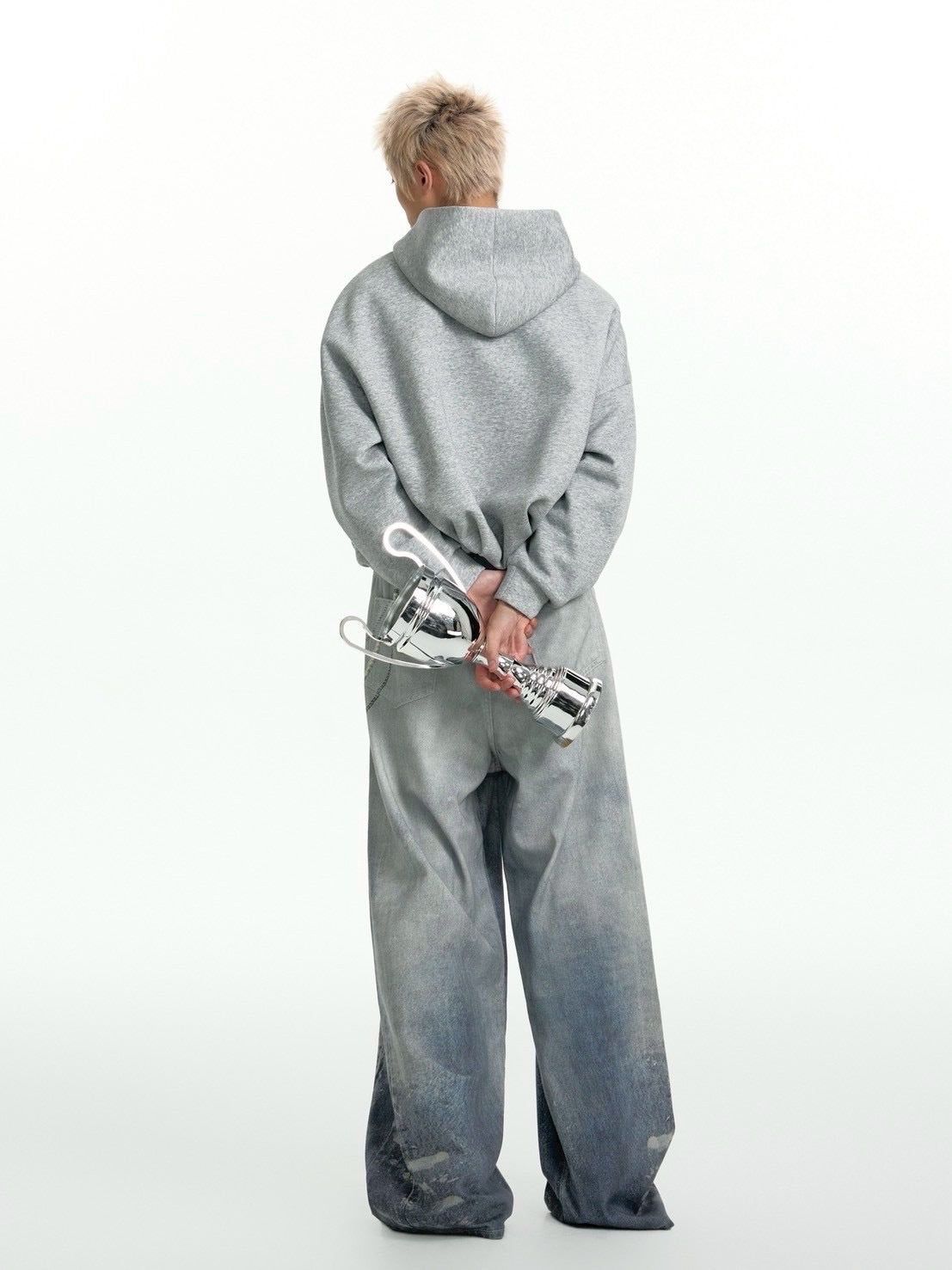 【TGNS】Pleated Air Layer Hooded Sweatshirt / 【ツーガンズ】プリーツレイヤープルオーバーパーカー