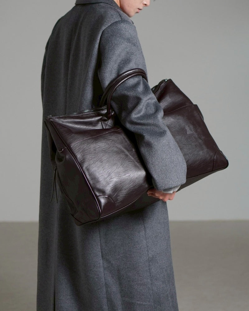 受注制【Chikashitsu +】travel big boston bag / 【チカシツプラス】トラベルビッグボストンバッグ (2color)
