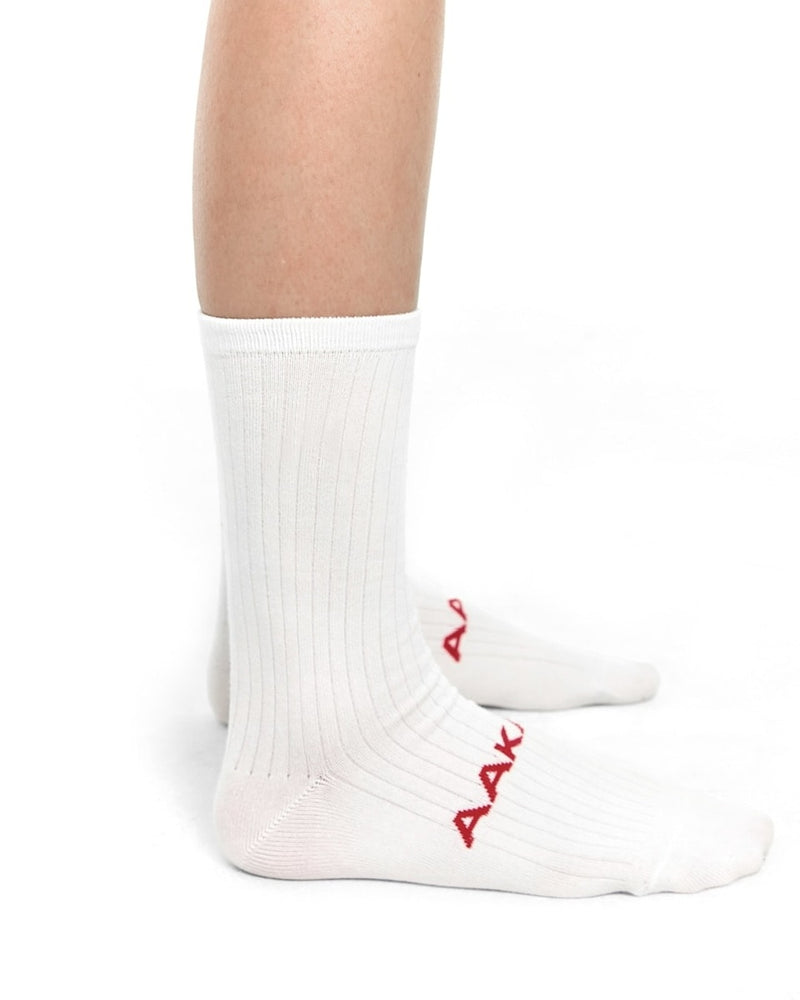【AAKAM】Symbol Logo Socks