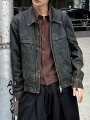 大阪店WEB限定受注制【Chikashitsu +】classic wash work denim jacket / 【チカシツプラス】クラシックウォッシュワークデニムジャケット