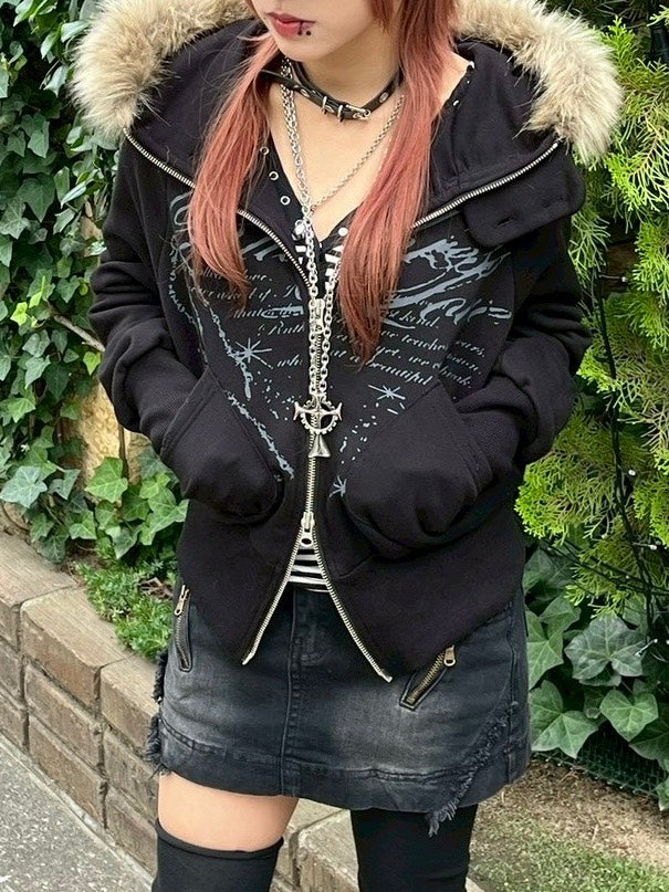 【Never mind the XU】damage denim skirt / 【ネバーマインドザエックスユー】ダメージデニムスカート (2color)