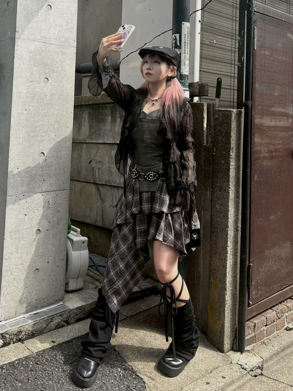 【Never mind the XU】layered one-piece / 【ネバーマインドザエックスユー】レイヤードワンピース