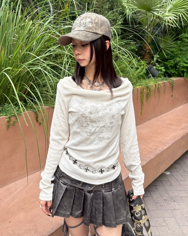 【Never mind the XU】watch design choker / 【ネバーマインドザエックスユー】ウォッチデザインチョーカー