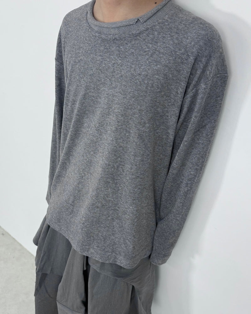 【Nerd out XU】light knit sweater (2color)