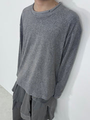 【Nerd out XU】light knit sweater (2color)