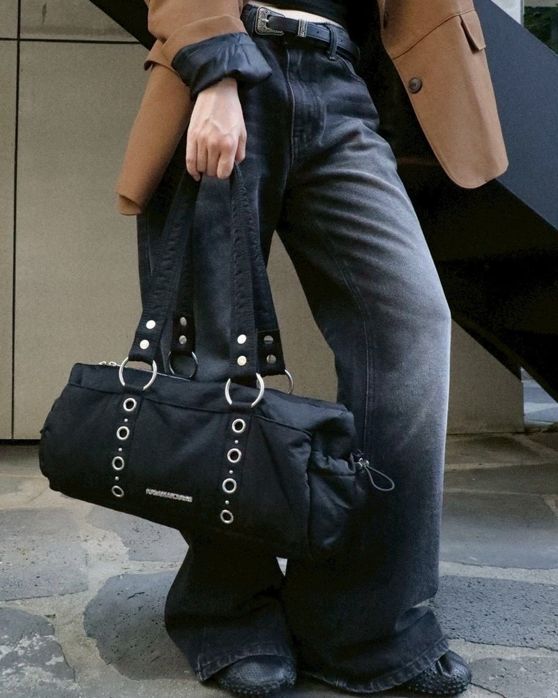 【IUGAMAKARAS】Nylon Eyelet Duffle Bag