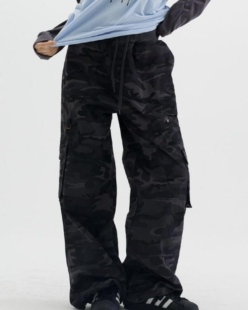 【runningHIGH】RIPSTOP BANDING CARGO PANTS -CAMO- / 【ランニングハイ】リップストップバンディングカーゴパンツ