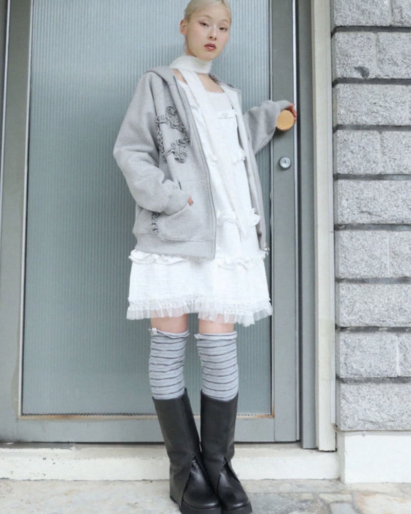 12/21 20:00 再販【Uglyshadow】SCARF ROUND T-SHIRT