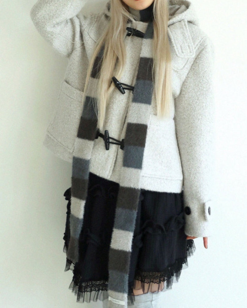 12/21 20:00 再販【Uglyshadow】STRIPED MUFFLER