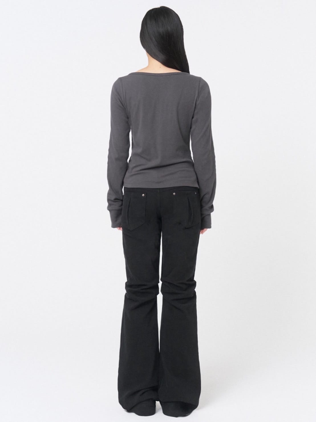 【Miseki seoul】Slash button long sleeves