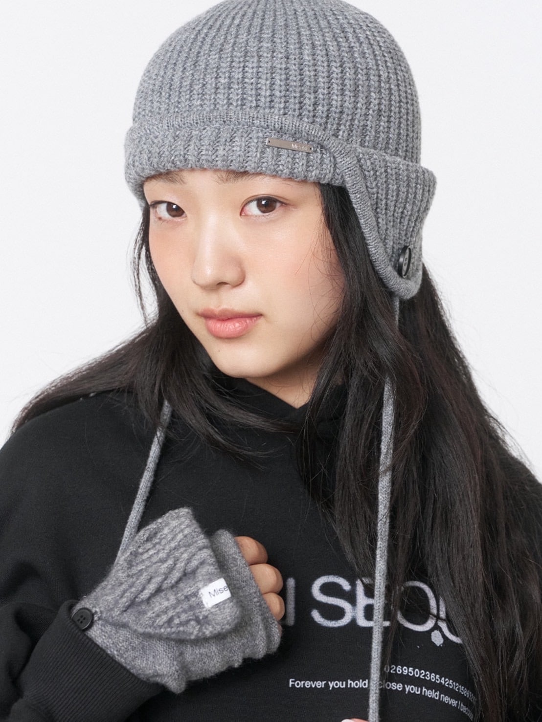 【Miseki seoul】Button trooper hat