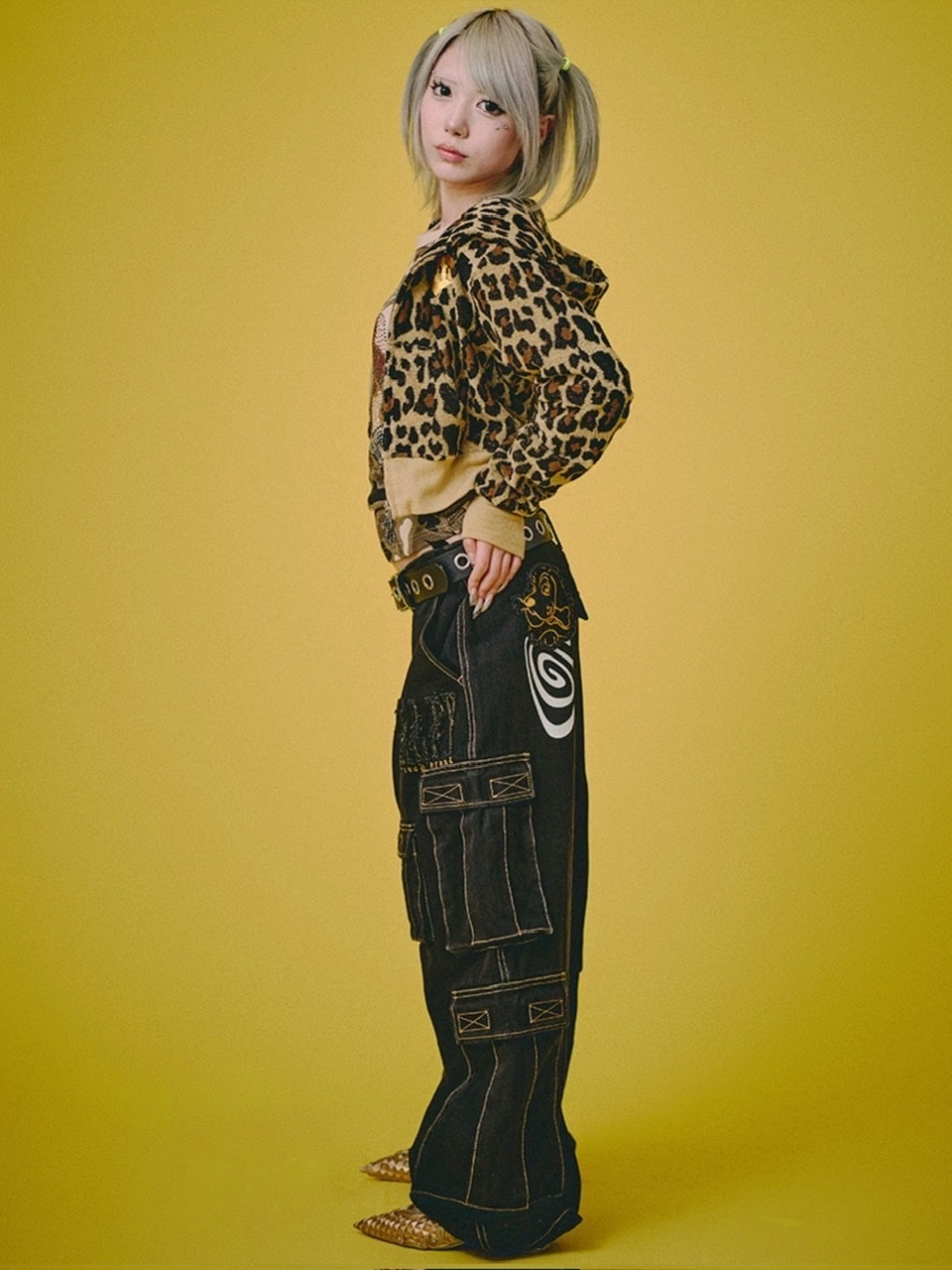 【GALFY】フユGAL 豹パーカー