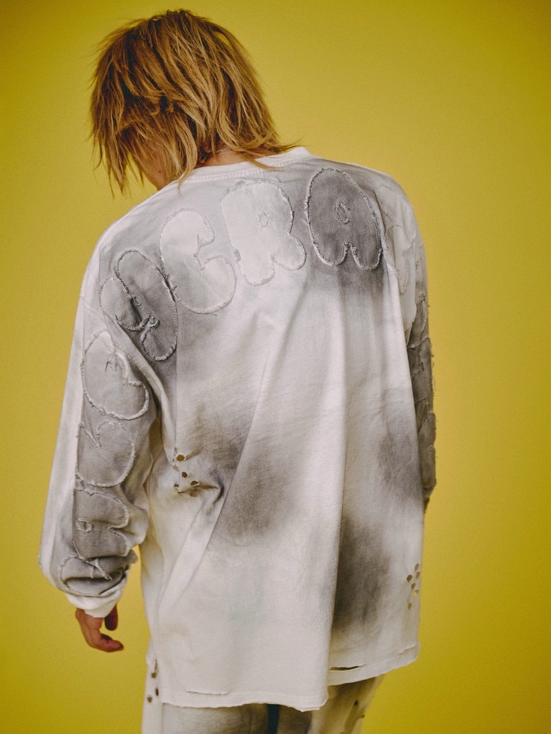 【GALFY】ぼろぼろロゴ百合の紋ロンTee