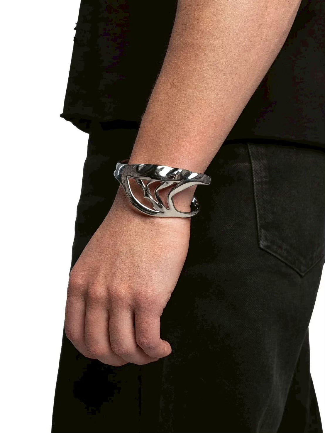 【BLIND MIND STUDIOS】Seraph Wrist Cuff / 【ブラインド マインド スタジオズ】シルバーブレスレット