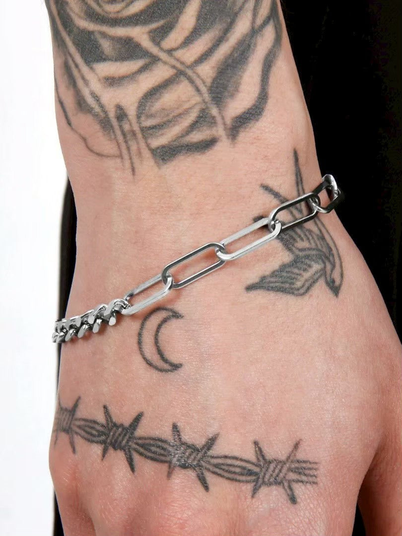 【BLIND MIND STUDIOS】Eclipse Bracelet / 【ブラインド マインド スタジオズ】チェーンシルバーブレスレット