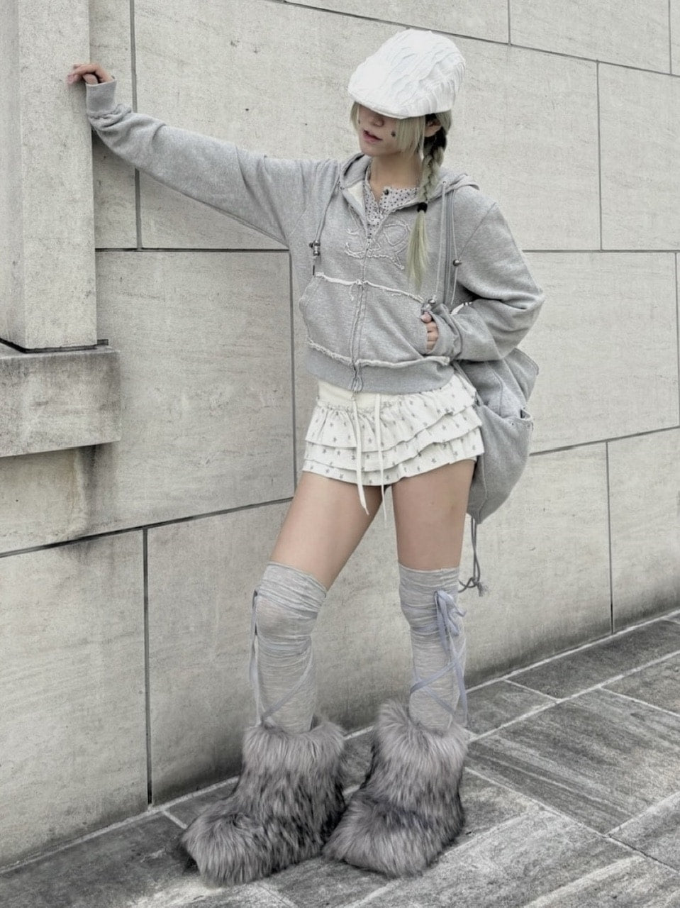 受注制【nmtc +】star frill skirt pants / 【エヌエムティーシープラス】スターフリルスカートパンツ (3color)