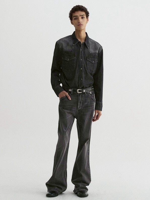 【DNSR】Western Denim Shirt