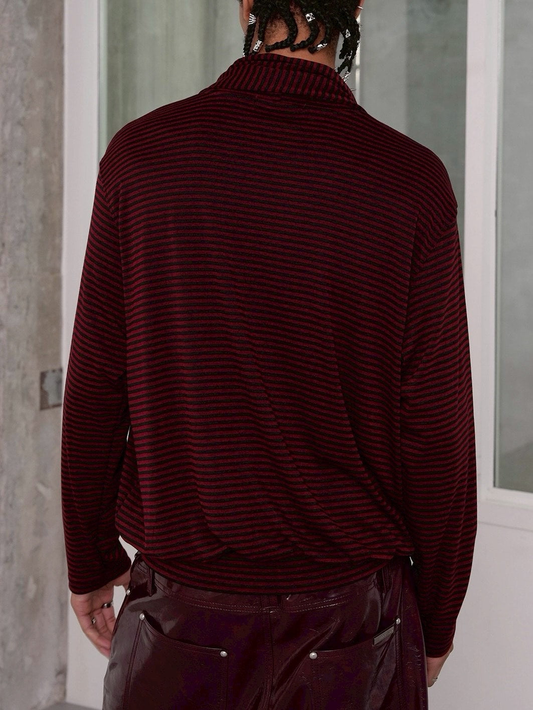 【ESC STUDIO】Drape Scarf T-shirt