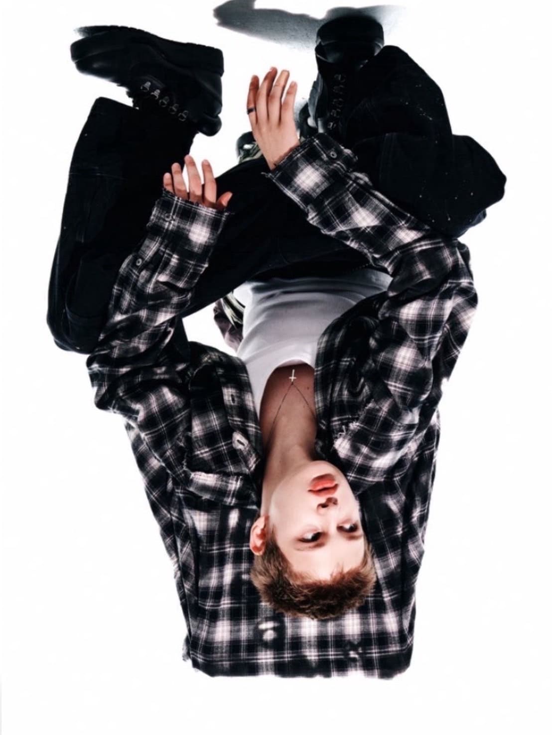 【AAPE X NOMANUAL】AAPE X NOMANUAL PAINTED DOUBLE KNEE DENIM PANTS