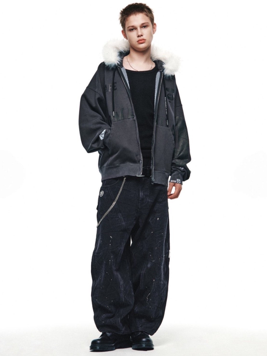 【AAPE X NOMANUAL】AAPE X NOMANUAL HOODIE ZIP-UP 1