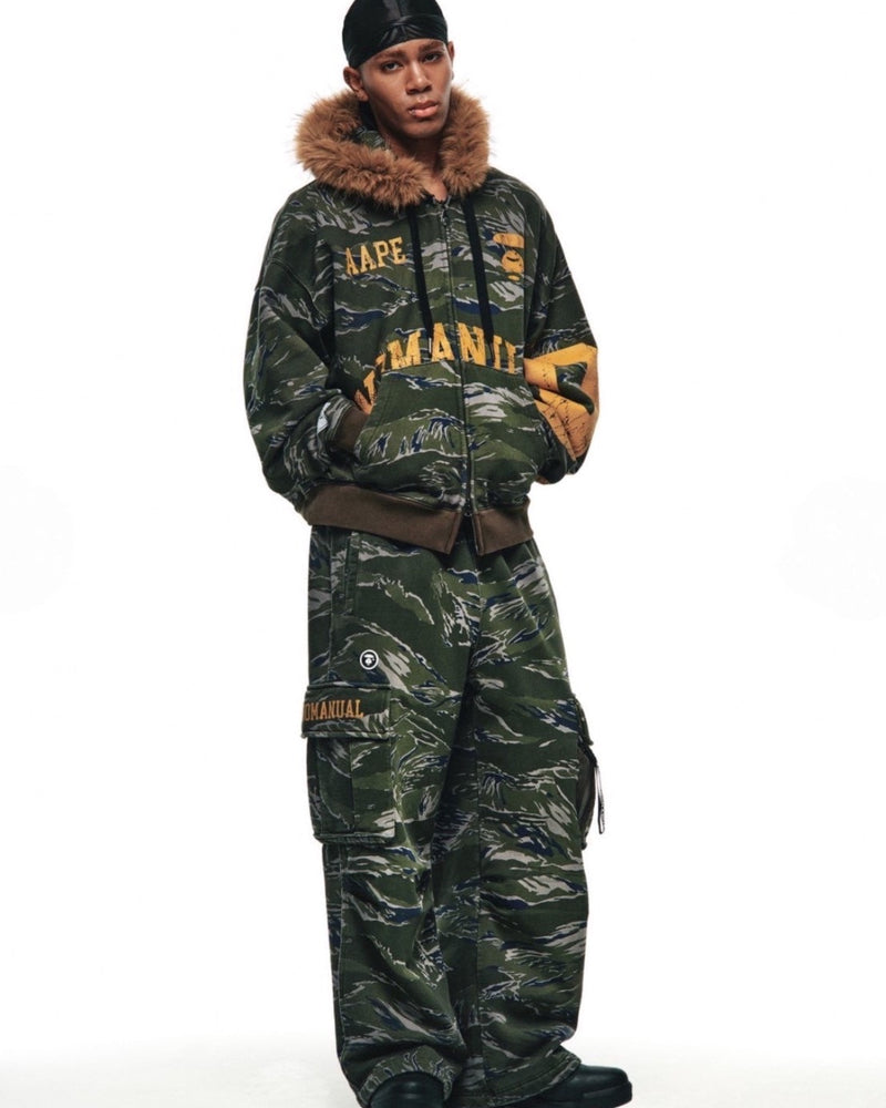 【AAPE X NOMANUAL】AAPE X NOMANUAL HOODIE ZIP-UP 2