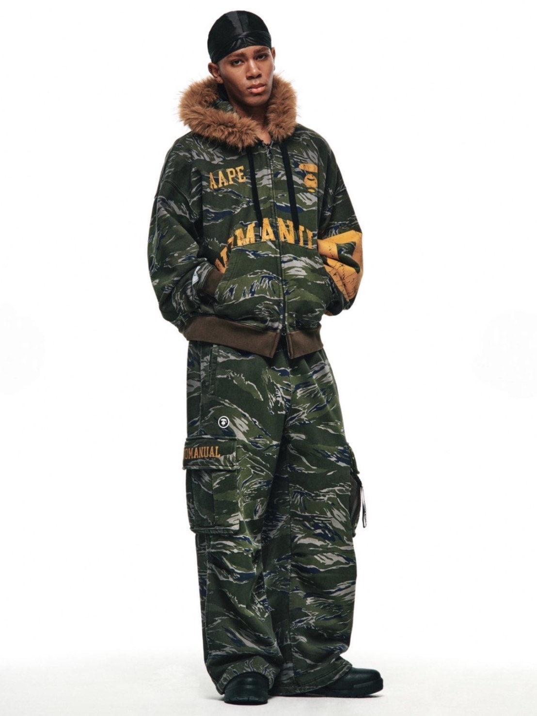 【AAPE X NOMANUAL】AAPE X NOMANUAL HOODIE ZIP-UP 2