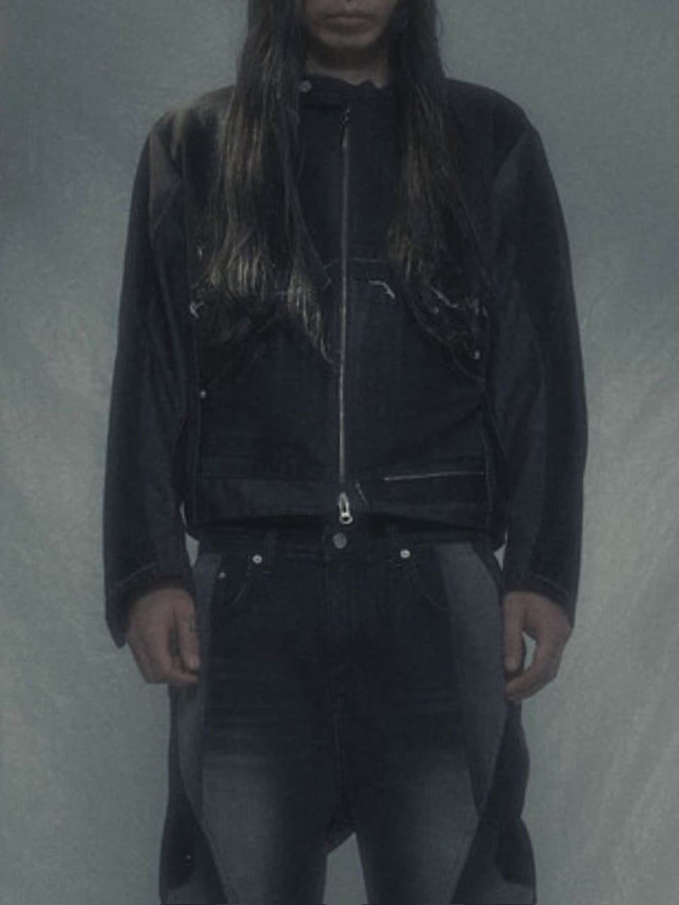 【SURGERY】surgery denim biker jacket / 【サージェリー】サージェリー デニム バイカー ジャケット