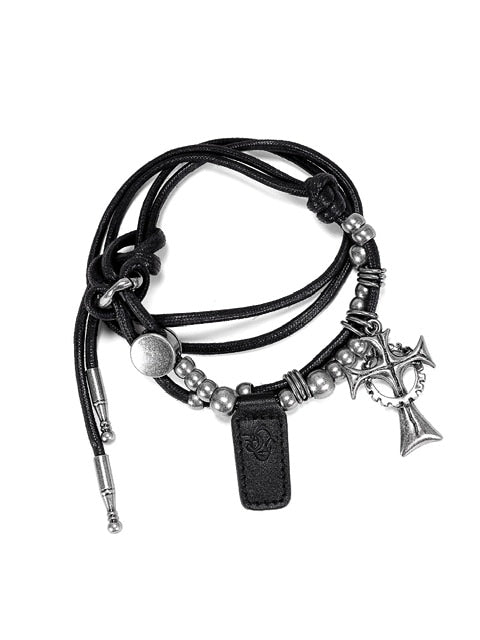 【Rosen Kreuz】guilty cross leather choker