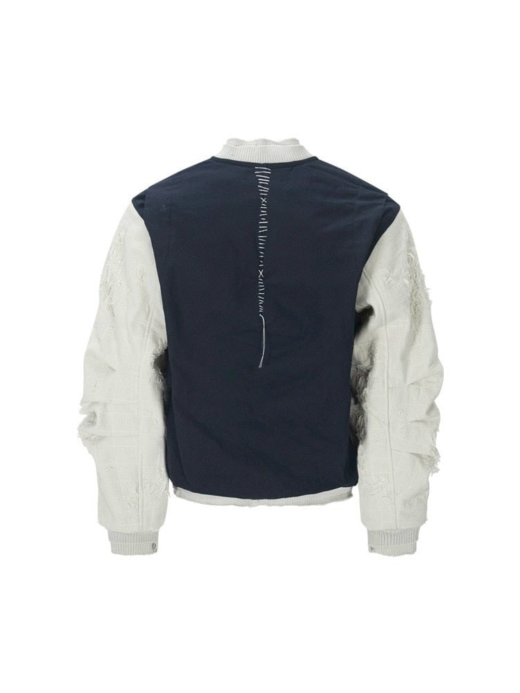 【SURGERY】surgery Scarline varsity jacket