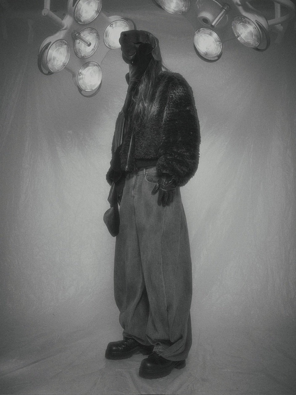 【SURGERY】surgery leather patch fur ma-1