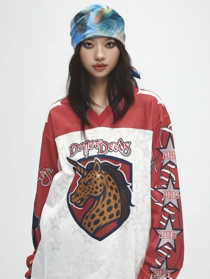 【DND4DES】The Virgin'S Thorn-Crowned Headscarf /【ディーエヌディーフォーデス】グラフィックデザインスカーフ