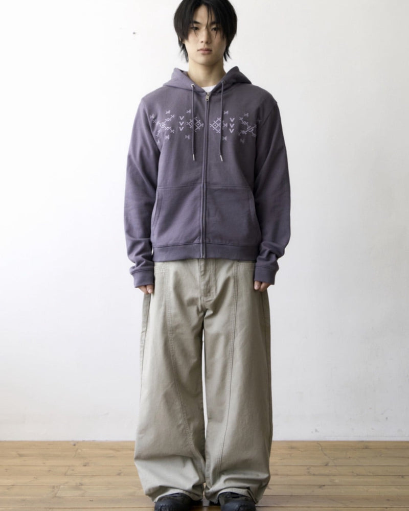 【THECOLDESTMOMENT】TCM nordic hooded zip-up