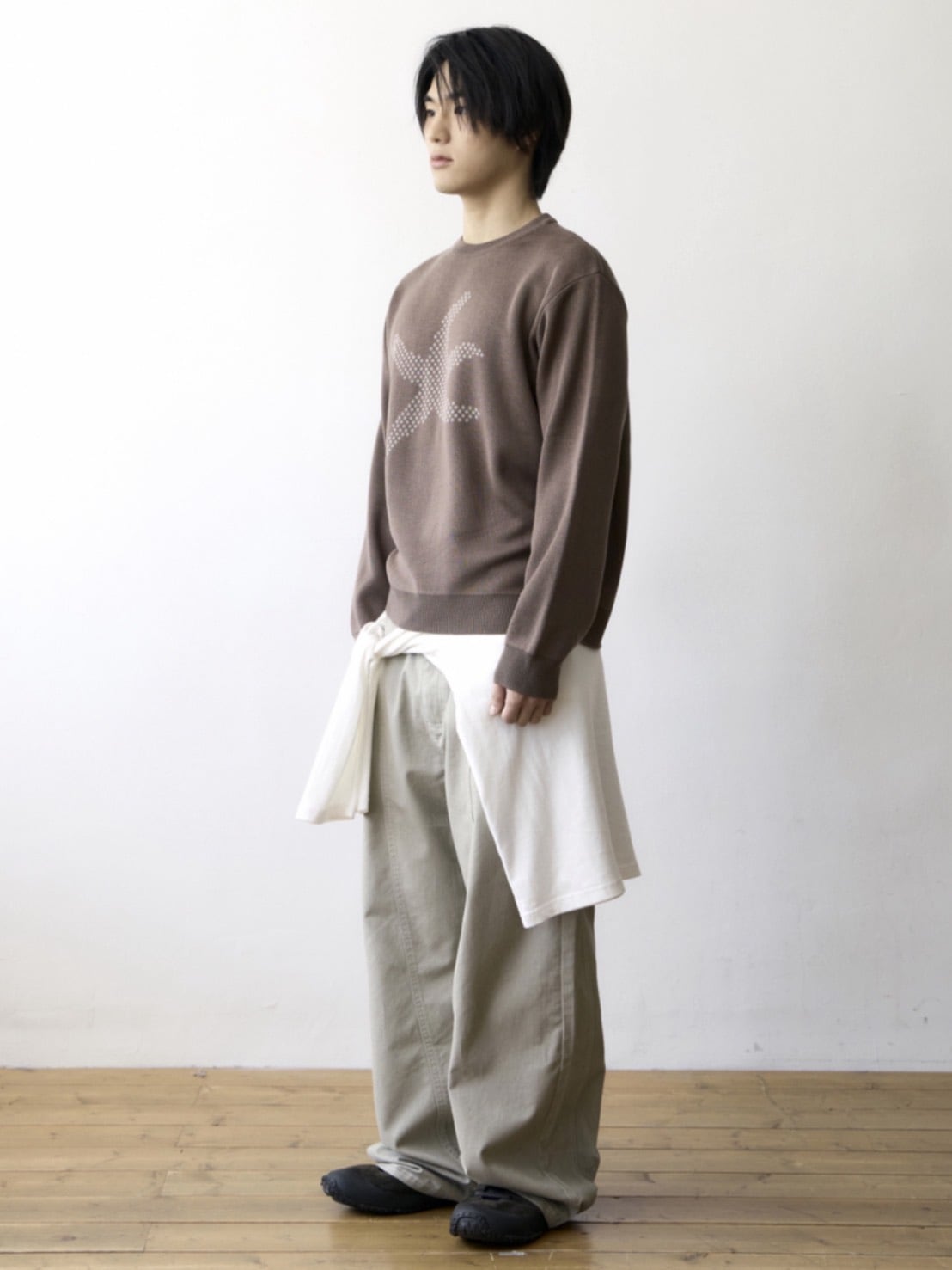 【THECOLDESTMOMENT】TCM starfish logo knit