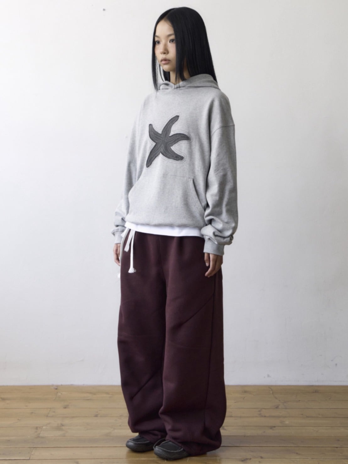 【THECOLDESTMOMENT】TCM starfish contour hoodie