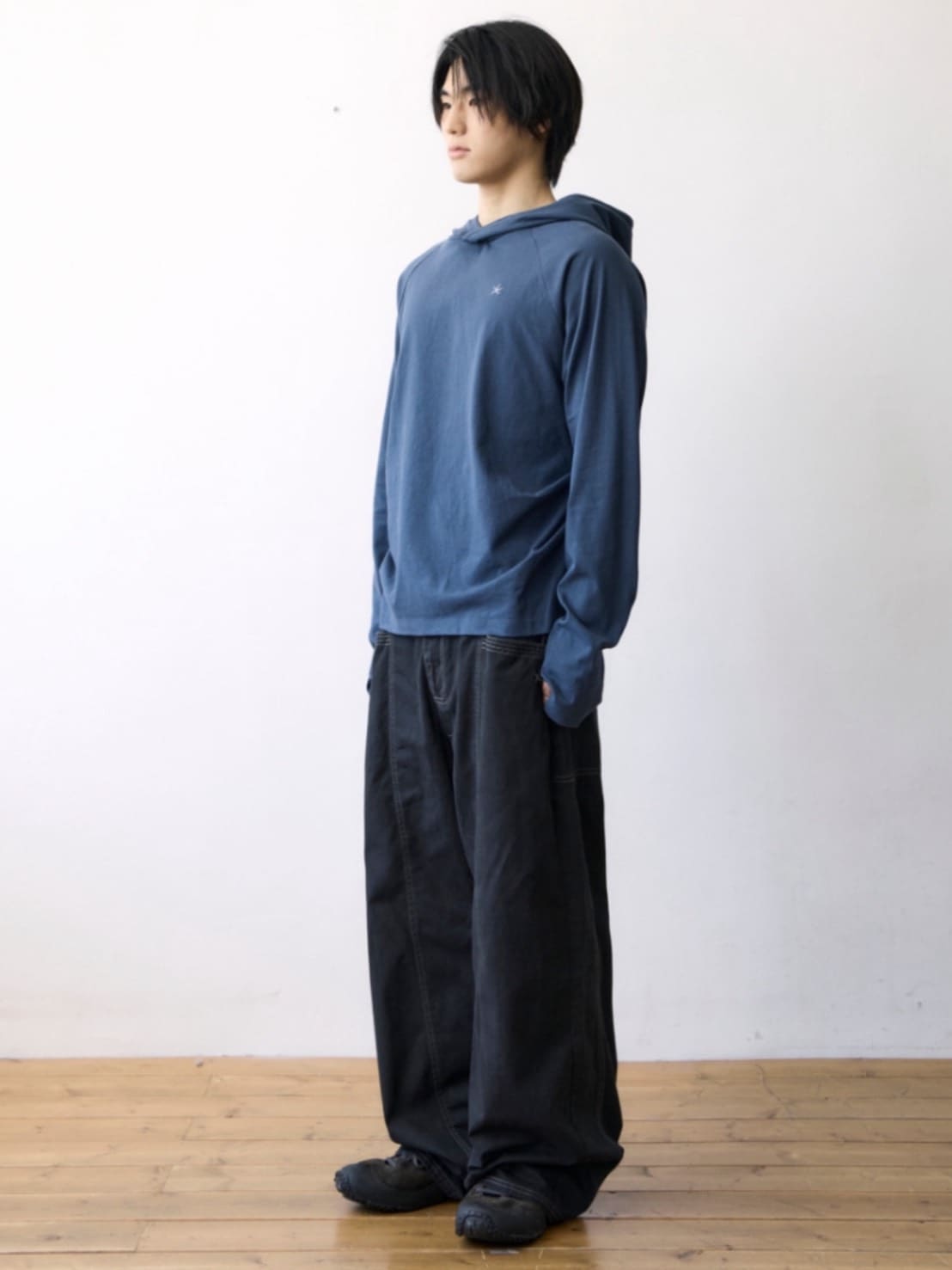【THECOLDESTMOMENT】TCM stitch cargo pants