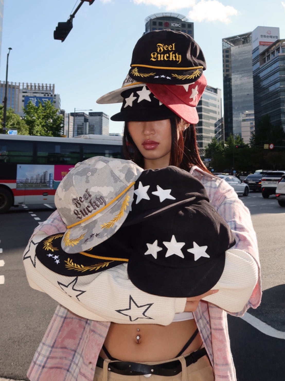 【IFEELLUCKY】Three star cap