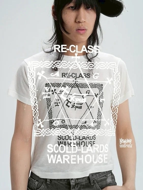 【Reckless Scholars】RECLASS TEE / 【レックレス スカラーズ】レタリングロゴ半袖Ｔシャツ
