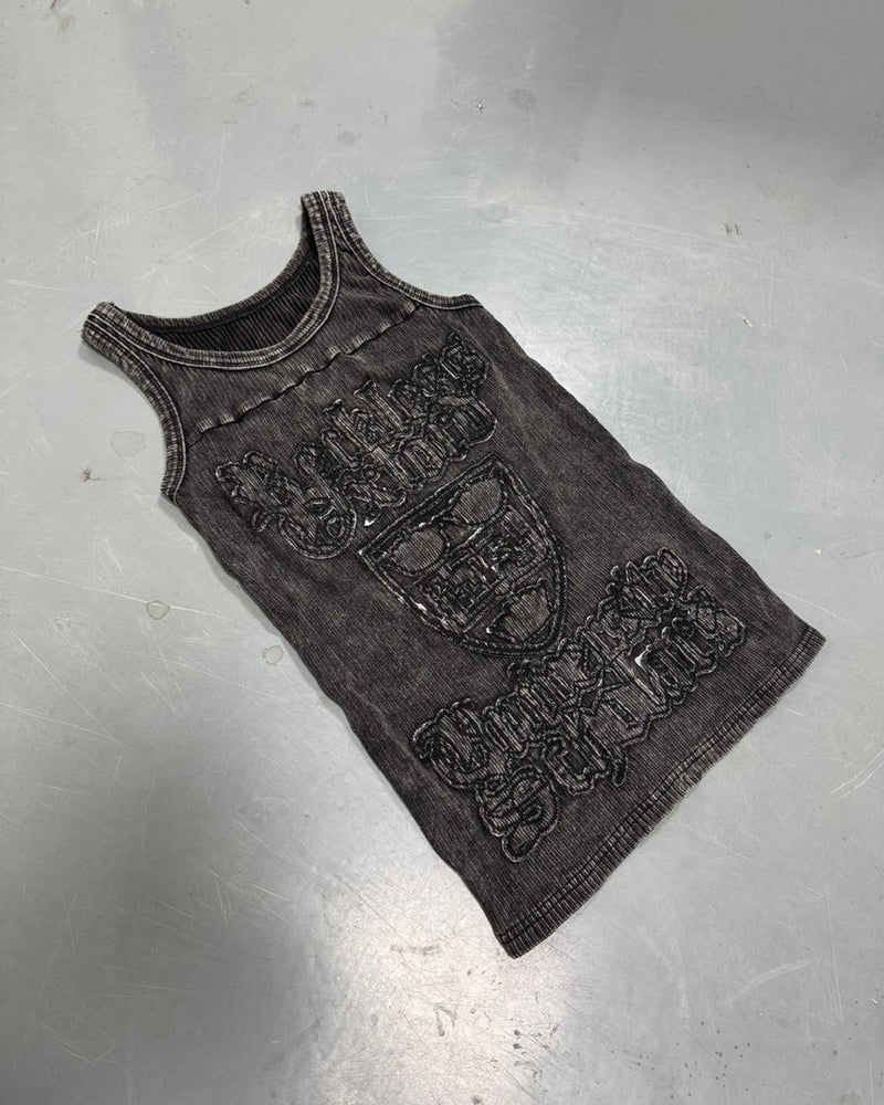 【Reckless Scholars】VWDT TANK TOP / 【レックレス スカラーズ】デザインウォッシュタンクトップ