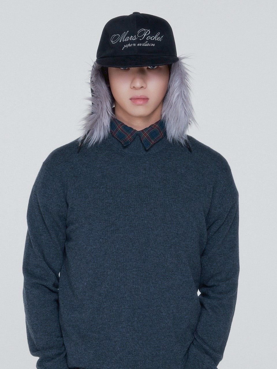 【MARSPOCKET】ear fur flightcap / 【マースポケット】ファーフライトキャップ