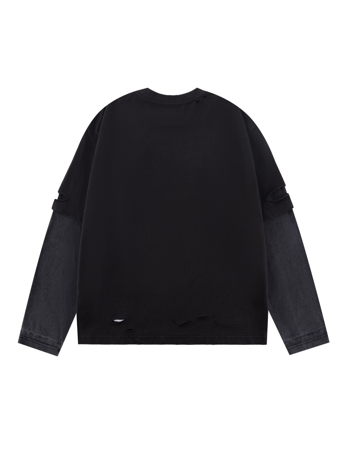 素材、身長まだ【SUPPLIER】Dusty Iron Cross Layered Long Sleeve Tee