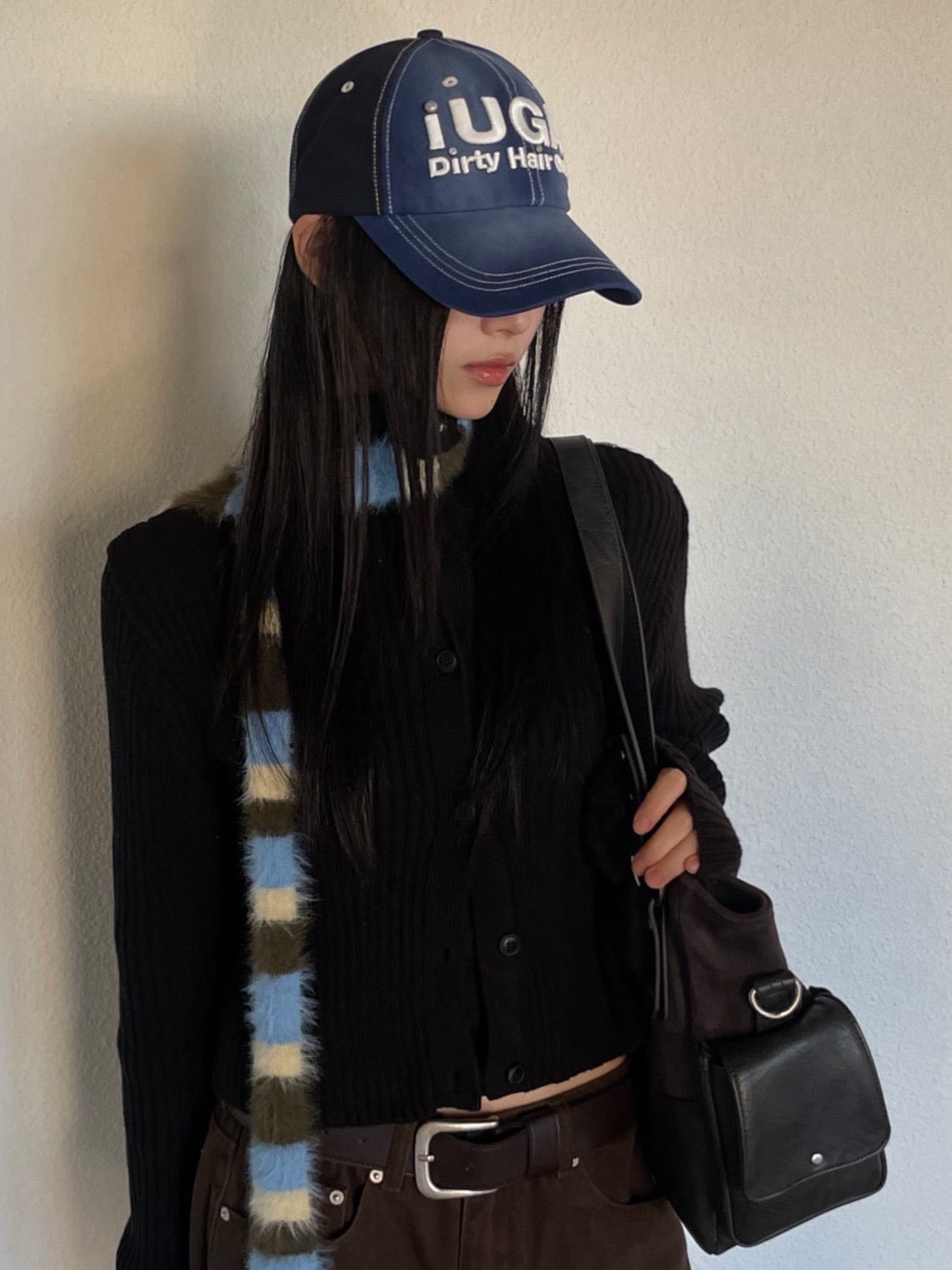 【IUGAMAKARAS】Washed Embroidery Ball Cap