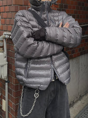 受注制【Chikashitsu +】5 zip puffer jacket / 【チカシツプラス】ファイブジップパファージャケット (4color)