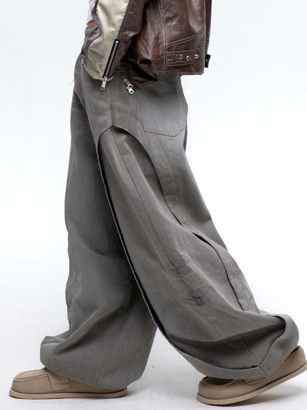 【RSSC】CURVED INCISION BALLOON DENIM PANTS