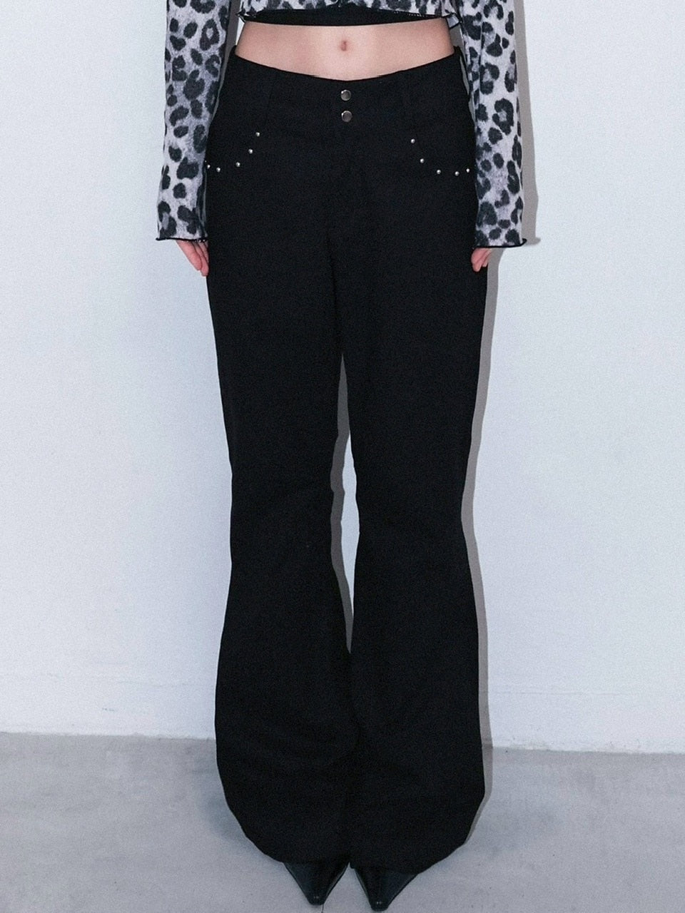 1/2 20:00発売【CHERRYQUIRI】metalic stud boots cut pt