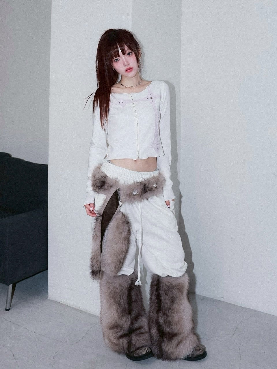 1/2 20:00発売【CHERRYQUIRI】chubby fur tail keyring