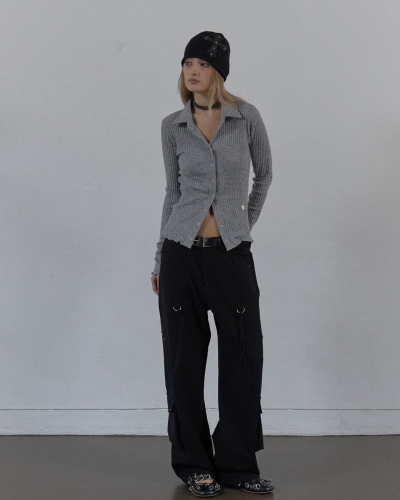 【SETUP‐EXE】CROSS STUDDED BEANIE / 【セットアップエグゼ】クロススタッズビーニー