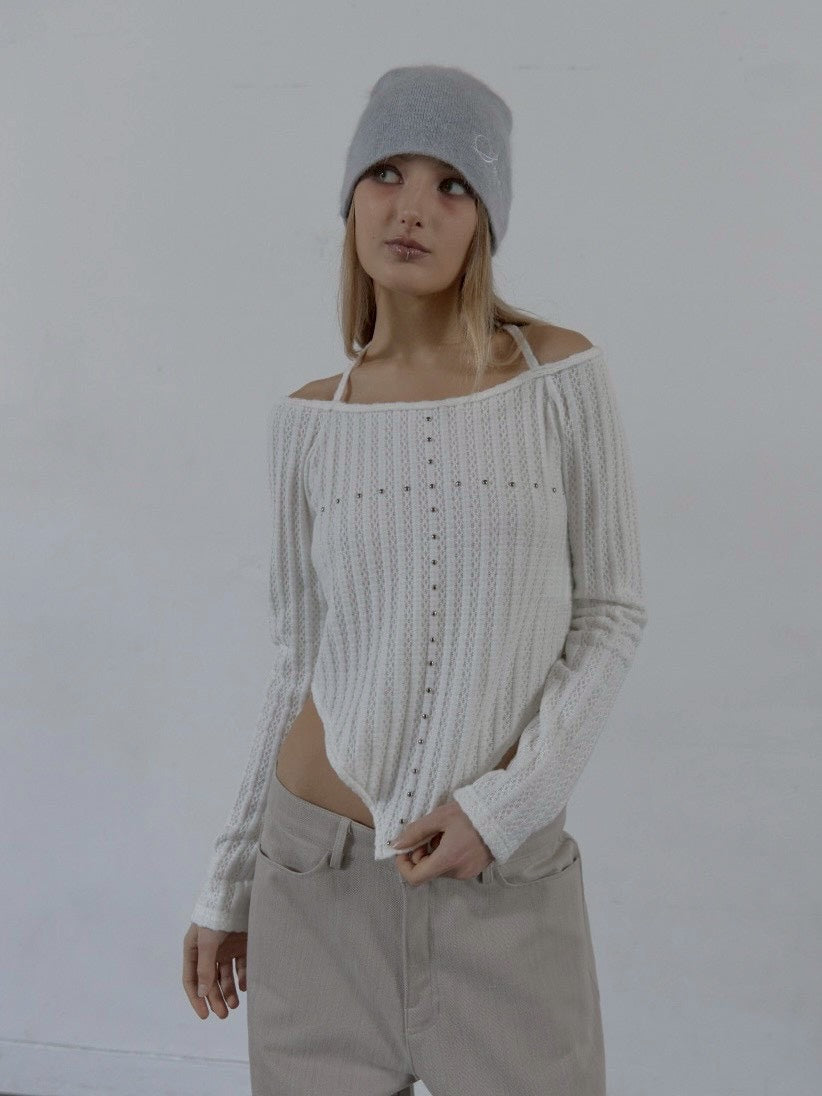 【SETUP‐EXE】ANGORA LOGO BEANIE / 【セットアップエグゼ】アンゴラロゴビーニー