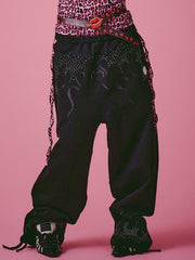 【GALFY】ファイヤーピカピカスウェットPT / 【ガルフィー】ファイヤーピカピカスウェットPT