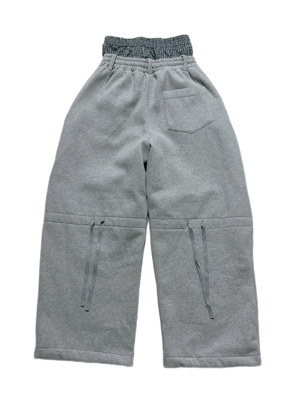 受注制【Chikashitsu +】layered heavy sweat pants (2color